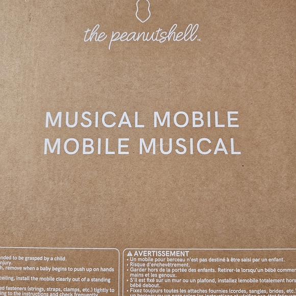 Charming Peanut Shell Woodland Animal Musical Mobile - Safari Serenity - Picture 6 of 8